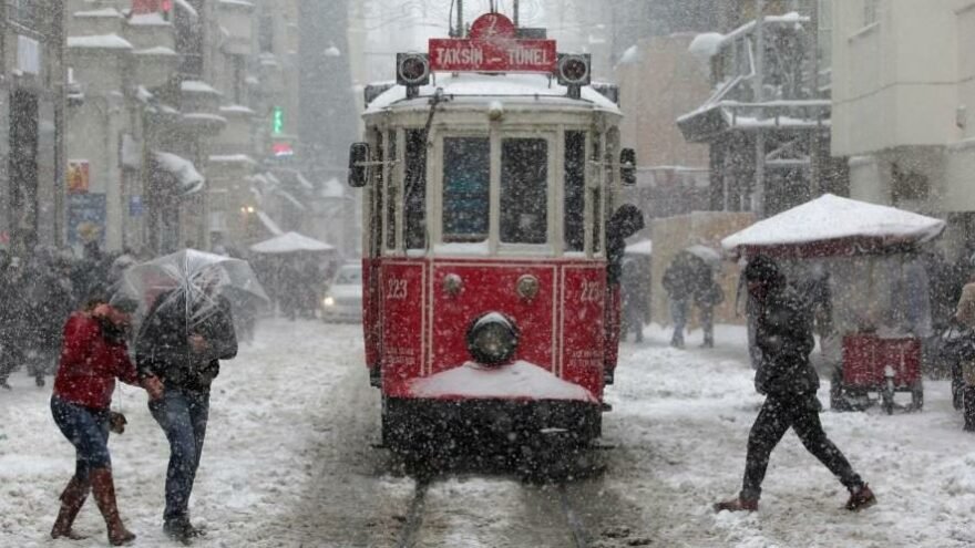 İstanbulu yoğun kar yağışı bekliyor