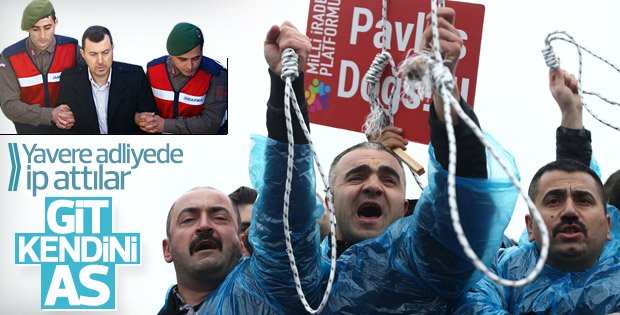 Eski Yaver Ali Yazıcı ve Kuzu protesto edildi